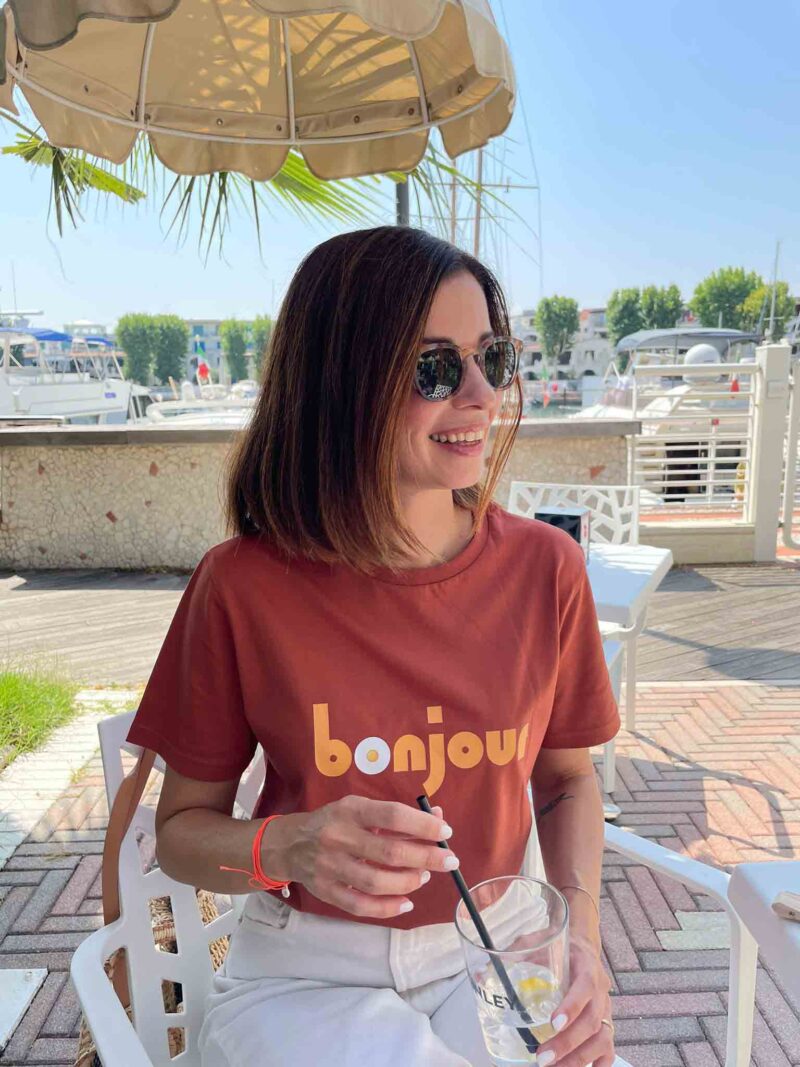 T-Shirt Bonjour - immagine 3