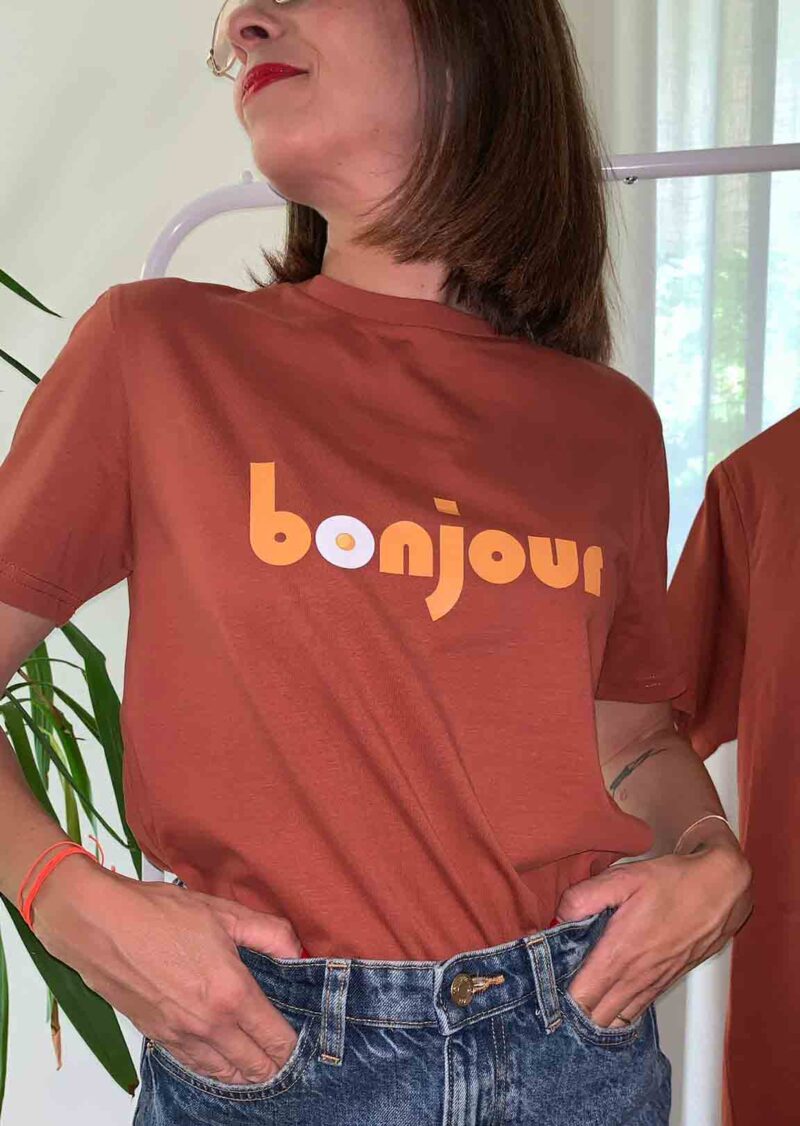 T-Shirt Bonjour - immagine 4