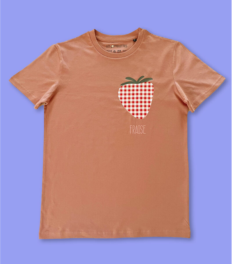 T-Shirt Fraise stampa Vichy